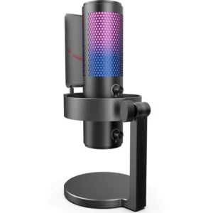 Настолен микрофон FIFINE A9 RGB 4 Polar Patterns- Black основно изображение с видим дизайн