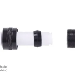 Компресионен фитинг Alphacool Eiszapfen PRO 16mm HardTube G1/4 детайл на резбата