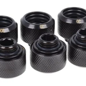 Компресионен фитинг Alphacool Eiszapfen PRO 16mm HardTube G1/4 комплект от 6 броя