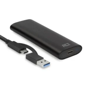 Чекмедже за диск ACT AC1615 USB-C M.2 NVMe / PCIe SSD основна снимка с алуминиев корпус