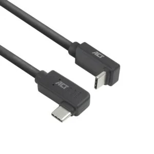 ACT Кабел USB-C - USB-C 10Gbps 60W 1 m с конектори 90° основна снимка