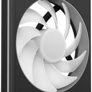 Комплект вентилатори NZXT F360 Black RGB Core снимка на вентилаторите отгоре