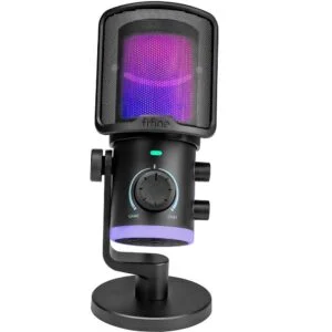 Настолен микрофон FIFINE AM6 RGB - Black основен продуктен изглед