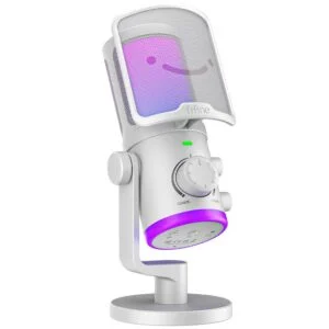 Настолен микрофон FIFINE AM6 RGB - White основна продуктова снимка