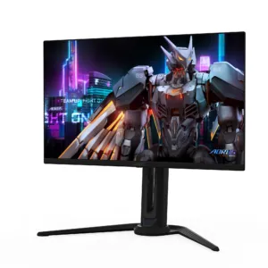 Геймърски монитор GIGABYTE AORUS FO27Q5P детайл на QD-OLED панела