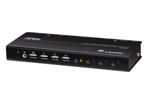 KVM Суич ATEN CS784H основен изглед с видими HDMI и USB портове