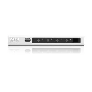 HDMI превключвател ATEN VS481B изглед отпред с бутони и LED индикатори