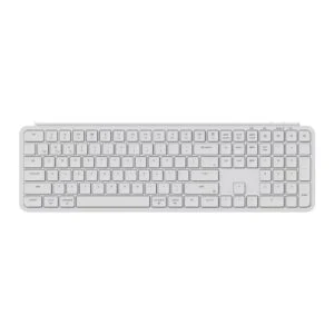 Безжична клавиатура Keychron B6 Pro Ultra-Slim Ivory White продуктна снимка отпред