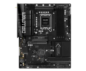 Дънна платка ASRock B860 Challenger WIFI LGA 1851 основен изглед с видими слотове