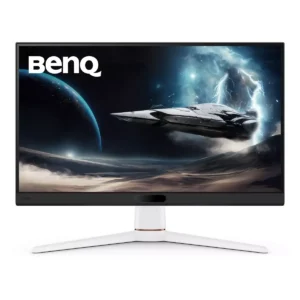 Монитор BenQ EX251 бял основен изглед с включен екран