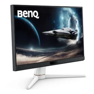 Монитор BenQ EX251 бял страничен профил с видим дизайн