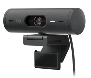 Logitech BRIO 500 Grafite Full HD уеб камера микрофон USB основна продуктова снимка