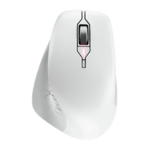 CHERRY Stream ергономична безшумна мишка Comfort 6 бут 4000dpi бяла снимка отпред