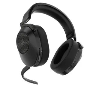 Геймърски слушалки Corsair HS65 v2 Carbon Black страничен изглед на продукта
