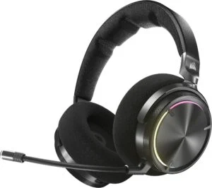 Геймърски безжични слушалки Corsair Virtuoso MAX Wireless - Carbon продуктова снимка отпред