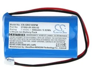 Батерия за компютър за поливане GARDENA C1060 plus Solar 7.4V 800mAh Cameron Sino основна снимка