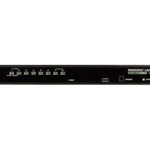 KVM Суич ATEN CS1308 показва предния панел с бутони и портове