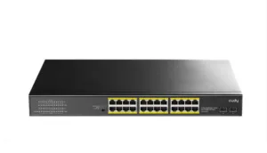 Суич Cudy GS1028PS2 24 портов Gigabit PoE+ комутатор преден изглед