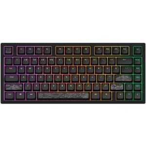 Геймърскa механична клавиатура Dark Project ALU81A Terra Nostra Black RGB основен изглед