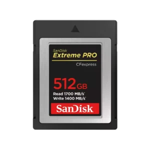 Карта памет SanDisk CF 512GB Extreme Pro CFexpres продуктова снимка отпред