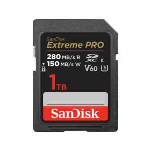 SanDisk Карта памет Extreme Pro SDXC 1TB 280MB/s UHS-II продуктова снимка отпред