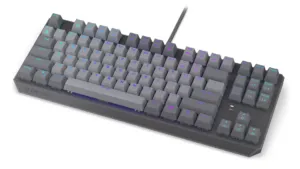 Endorfy механична клавиатура Thock V2 TKL PBT Red switch основен изглед отпред