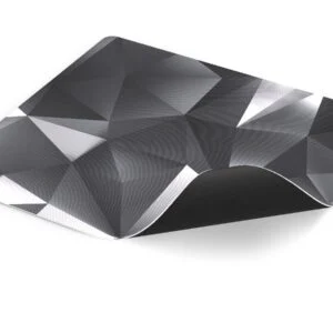 Подложка за мишка ENDORFY Crystal Black - L изглед отстрани с размери