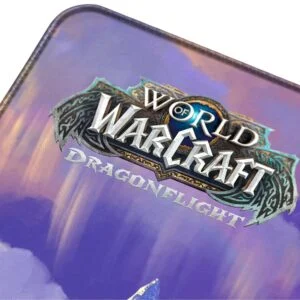 Геймърски пад World Of WarCraft Dragonflight - Alexstrasza & Dragon XL отстрани с видим дизайн