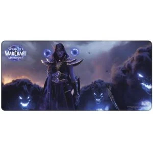 Геймърски пад World Of Warcraft Midnight Xalatath XL основен изглед с многоцветен дизайн