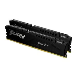 Памет Kingston FURY Beast Black 32GB DDR5 6000MHz CL36 KF560C36BBE2K2-32 EXPO продуктова снимка отпред