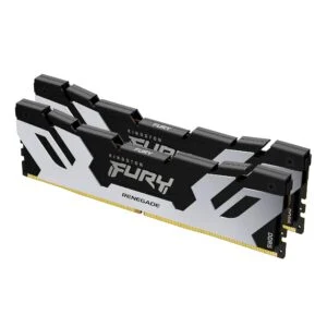 Памет Kingston Fury Renegade Silver/Black 64GB DDR5 6400MHz CL32 продуктова снимка отпред