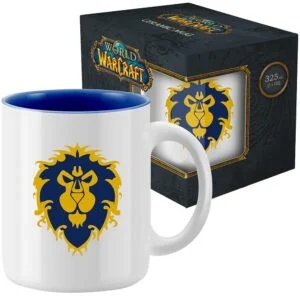 Чаша World of Warcraft Alliance White 325ml основна продуктова снимка с бял фон