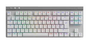Безжична геймърска клавиатура Logitech G515 Lightspeed TKL White основен продукт снимка