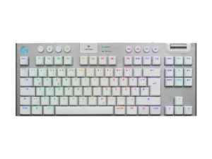 Безжична геймърска механична клавиатура Logitech G915X White Lightspeed TKL - основен изглед на продукта