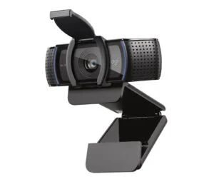 Уеб камера Logitech Business Webcam C920е 1080p снимка отпред с видим обектив