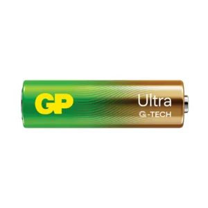 Алкална батерия GP ULTRA LR6 AA 2 бр. в опаковка 1.5V 15AU продукт снимка