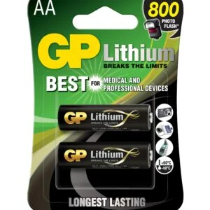 Литиева батерия GP CR6 AA 1,5V 2бр. в блистер основна снимка на продукта
