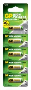 Алкална батерия GP 12 V 5бр pack снимка на продукта отпред