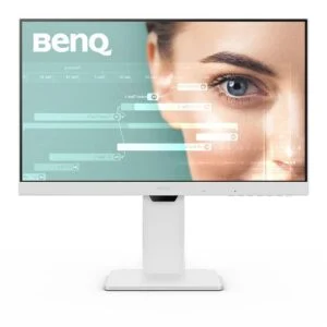 Задна страна на монитор BenQ GW2486TC с портове и стойка