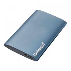 Intenso External SSD 500GB Premium blue продуктова снимка на външен SSD диск