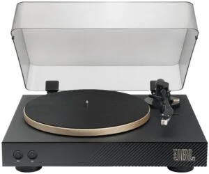 Грамофон JBL Spinner Black/Gold основен продукт снимка с ретро дизайн