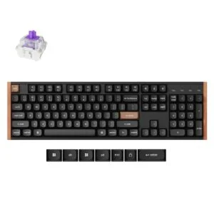 Геймърска безжична Механична клавиатура Keychron K10 HE Magnetic Switch снимка отпред