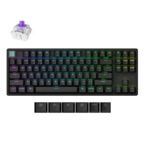 Геймърска Механична клавиатура Keychron K8 HE Magnetic Switch основен изглед отпред
