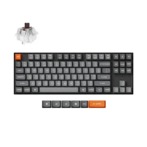 Механична клавиатура Keychron K8 Max QMK/VIA TKL с RGB подсветка и Keychron Super Brown Switch, продуктова снимка