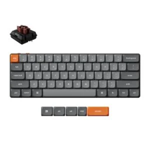 Геймърска Механична клавиатура Keychron K9 Max QMK HS 60% с RGB осветление и Brown суичове