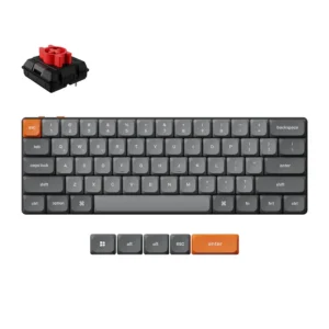 Геймърска Механична клавиатура Keychron K9 Max QMK HS 60% Keychron Milk POM Switch Red RGB продуктова снимка
