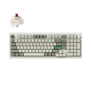 Механична клавиатура Keychron Q5 Max QMK Shell White с Gateron Jupiter Brown суичове снимка на продукта