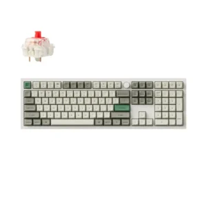 Механична клавиатура Keychron Q6 Max QMK Shell White с Gateron Jupiter Red на снимка от продукта