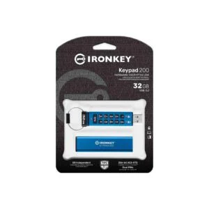 USB памет KINGSTON IronKey Keypad 200 - детайлна снимка на клавиатурата и корпуса на устройството