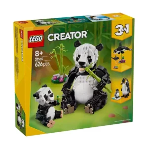 LEGO Creator Wild Animals Panda Family 31165 основен изглед на комплекта с всички части